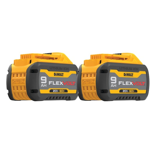 Dewalt FLEXVOLT® 20V/60V MAX* 9Ah Battery (2 Pk) DCB609-2