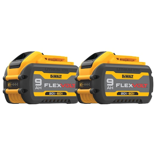 Dewalt FLEXVOLT® 20V/60V MAX* 9Ah Battery (2 Pk) DCB609-2