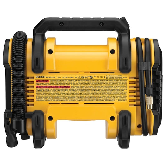 Dewalt 20V MAX* Corded/Cordless Air Inflator DCC020IB