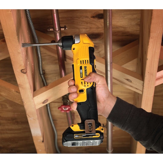 DeWalt Kit de perceuse/visseuse à angle droit 3/8 po 20V MAX* DCD740C1