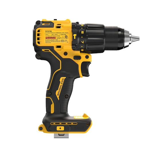Dewalt 20V MAX* Brushless Cordless 1/2 in. Hammer Drill (Tool Only) DCD798B