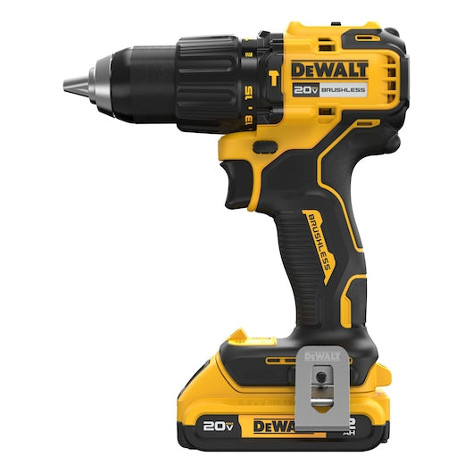 Dewalt 20V MAX* Brushless Cordless 1/2 in. Hammer Drill Kit DCD798D1