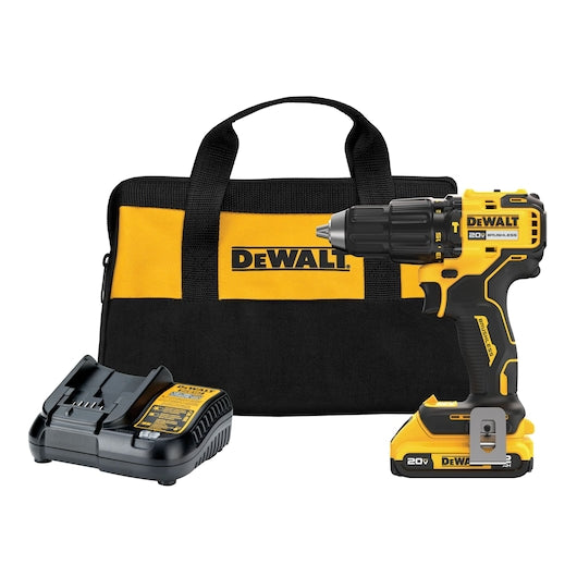 Dewalt 20V MAX* Brushless Cordless 1/2 in. Hammer Drill Kit DCD798D1
