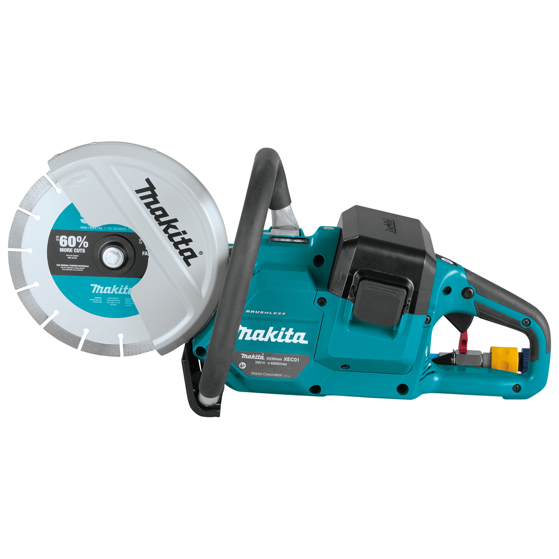 Makita 36V(18Vx2) LXT Brushless 9" Power Cutter, Tool Only DCE090ZX1