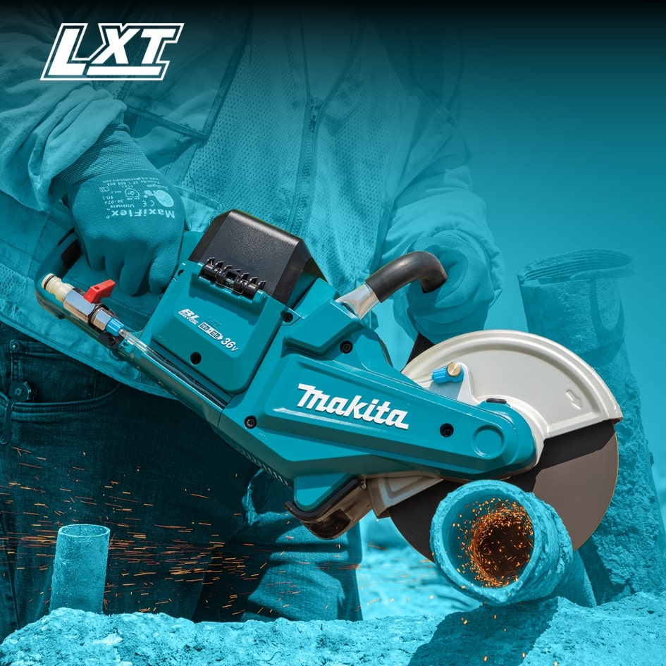 Makita 36V(18Vx2) LXT Brushless 9" Power Cutter, Tool Only DCE090ZX1