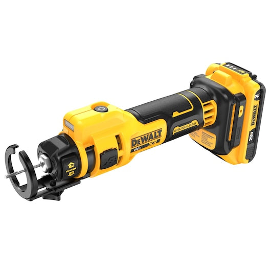 Dewalt 20V MAX* XR® Brushless Drywall Cut-Out Tool Kit (2.0Ah) DCE555D2