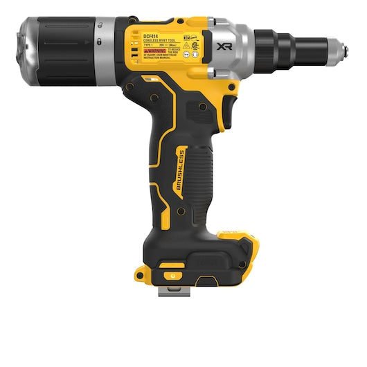 DeWalt DCF414B 20V MAX* XR® Sans fil sans balais 1/4" Outil à riveter (outil seul) DCF414B
