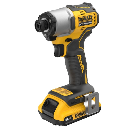 Dewalt 20V MAX* Brushless Cordless 1/4 in Impact Driver Kit DCF840D1