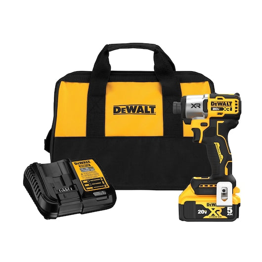 Dewalt 20V MAX* XR® 1/4 in. 3-Speed Impact Driver Kit DCF845P1