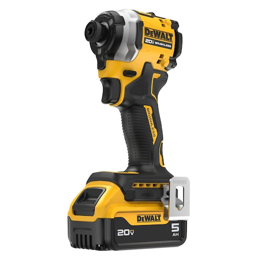 Dewalt 20V MAX* ATOMIC™ Brushless Cordless 3-Speed 1/4 in. Impact Driver Kit DCF850P1