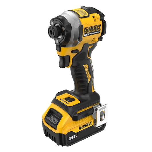 Dewalt 20V MAX* ATOMIC™ Brushless Cordless 3-Speed 1/4 in. Impact Driver Kit DCF850P1