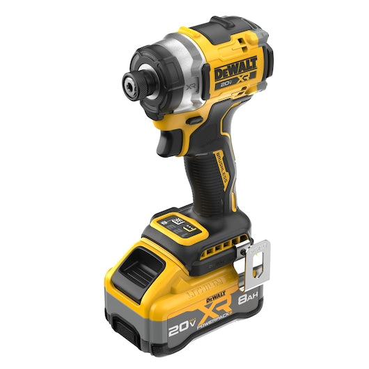 DeWalt Kit de perceuse à chocs sans fil 20V MAX* XR® à 3 vitesses, couple élevé, embout 1/4 po., sans balais, avec XR POWERPACK™ DCF860WW1