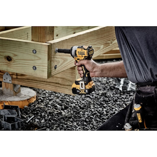 Dewalt 20V MAX* 1/2 in. Cordless Impact Wrench With Hog Ring Anvil (Tool Only) DCF911B