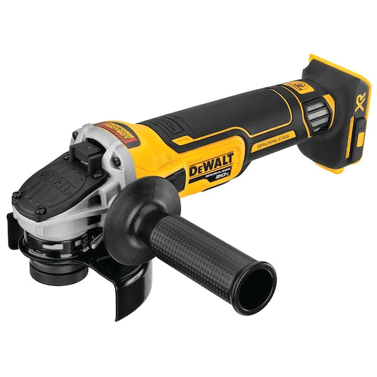 Dewalt 20V MAX* XR® 4.5 in. Slide Switch Small Angle Grinder with KICKBACK BRAKE™ (Tool Only) DCG405B