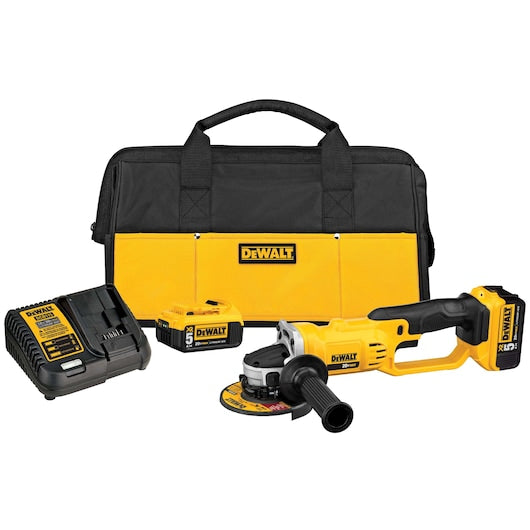 Dewalt 20V MAX* Grinder Tool Kit DCG412P2