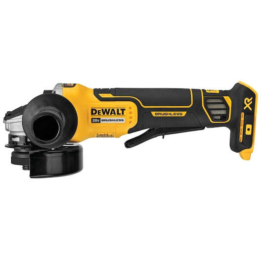 Dewalt 20V MAX* XR® 4-1/2 in. Paddle Switch Small Angle Grinder With KICKBACK BRAKE™ (Tool Only) DCG413B