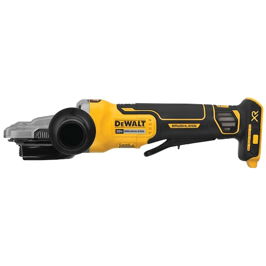 Dewalt 20V MAX* XR® 5 in. Flathead Paddle-Switch Small Angle Grinder With KICKBACK BRAKE™ (Tool Only) DCG413FB