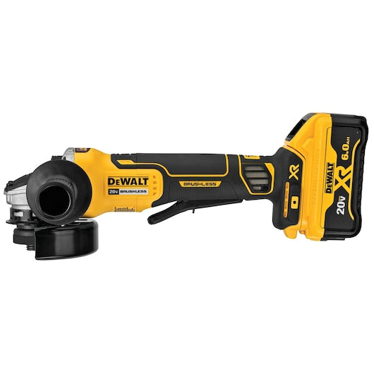 Dewalt 20V MAX* XR® 4-1/2 in. Paddle Switch Small Angle Grinder Kit With KICKBACK BRAKE™ DCG413R2