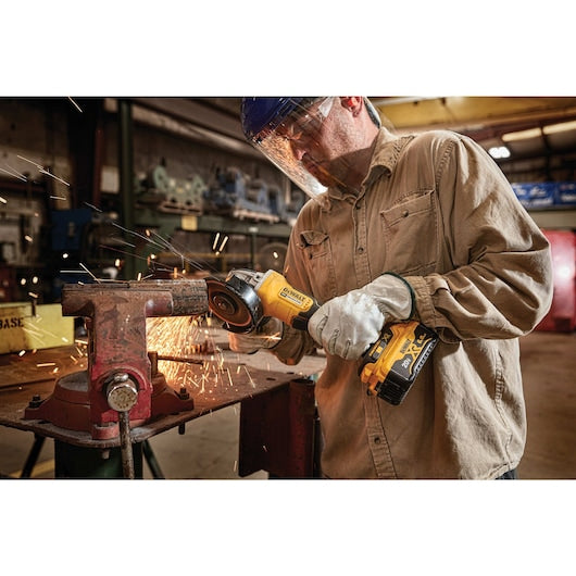 Dewalt 20V MAX* XR® 4-1/2 in. Paddle Switch Small Angle Grinder Kit With KICKBACK BRAKE™ DCG413R2