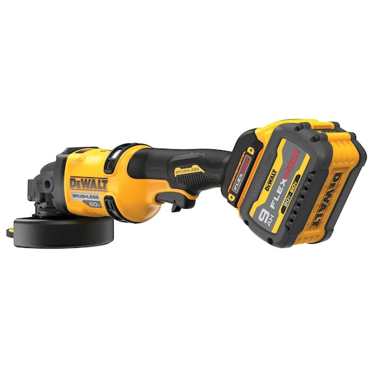 DeWalt Meuleuse sans fil sans balais DCG418X1 60V MAX* 4-1/2 po - 6 po avec KICKBACK BRAKE™ (Kit) DCG418X1