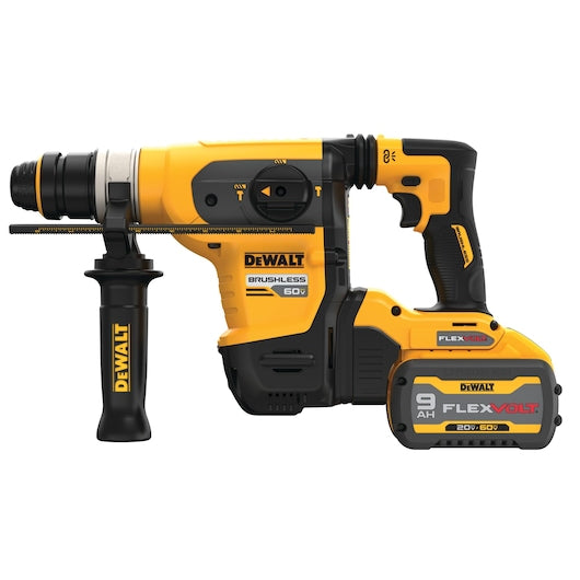 DeWalt Kit de marteau perforateur sans fil sans balais 60V MAX* 1‑1/4 po SDS PLUS DCH416X2