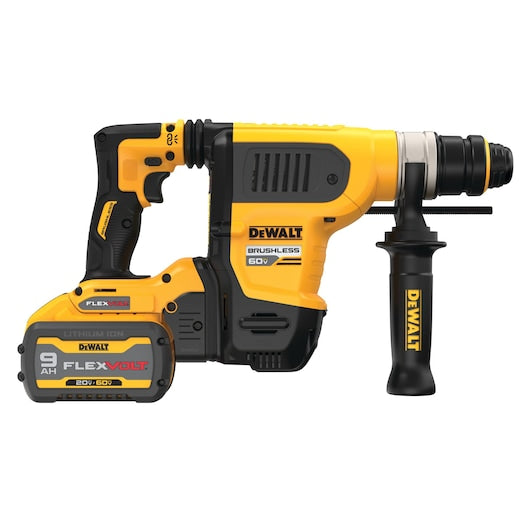 DeWalt Kit de marteau perforateur sans fil sans balais 60V MAX* 1‑1/4 po SDS PLUS DCH416X2