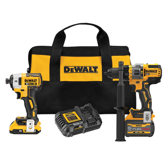 Dewalt Premium Impact Hammer Drill Kit DCK2100D1T1