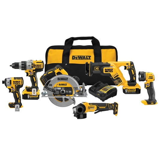Dewalt 20V MAX* XR® Brushless Cordless 6-Tool Combo Kit DCK695P2