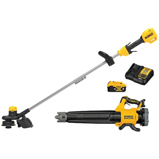 Dewalt 20V MAX* XR Brushless Cordless String Trimmer and Blower Combo Kit DCKO215M1
