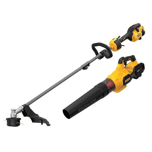 Dewalt 60V MAX* 17 in. Brushless Cordless Attachment Capable String Trimmer and Handheld Axial Blower Combo Kit DCKO266X1