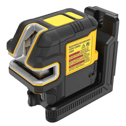 Dewalt USB Green 5-Spot & Crossline Laser Kit DCLE14251G
