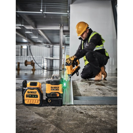 Dewalt 20V MAX* XR® 3 X 360 Green Line Laser (Tool Only) DCLE34030GB