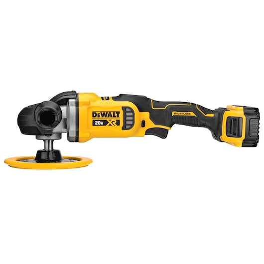 Dewalt 20V MAX* XR® 7 in. Cordless Variable-Speed Rotary Polisher Kit DCM849P2