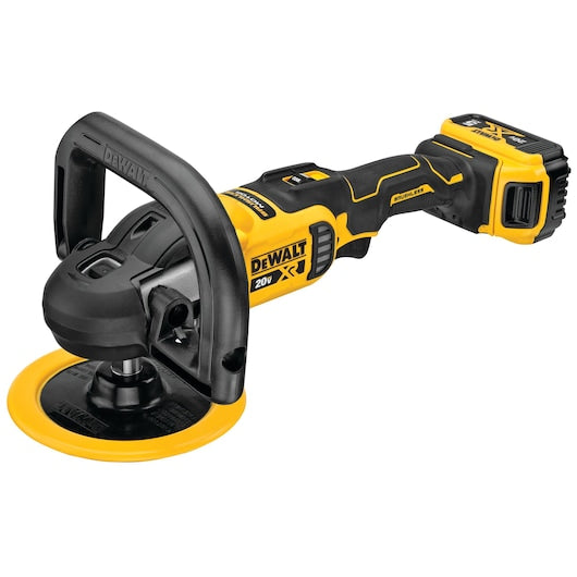 Dewalt 20V MAX* XR® 7 in. Cordless Variable-Speed Rotary Polisher Kit DCM849P2