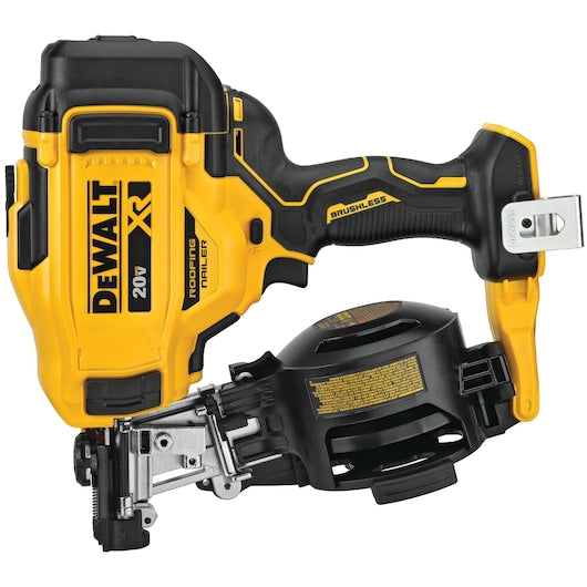 Dewalt 20V MAX* 15° Cordless Coil Roofing Nailer DCN45RNB