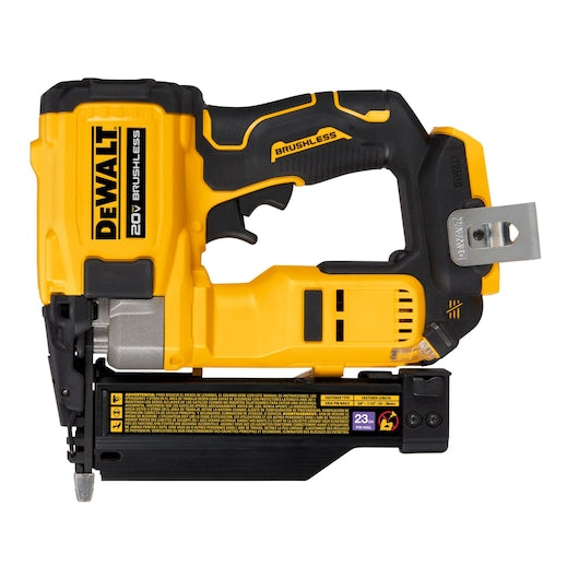DeWalt ATOMIC COMPACT SERIES™ 20V MAX* Cloueuse à clous à tige 23 ga sans fil sans balais (outil seul) DCN623B