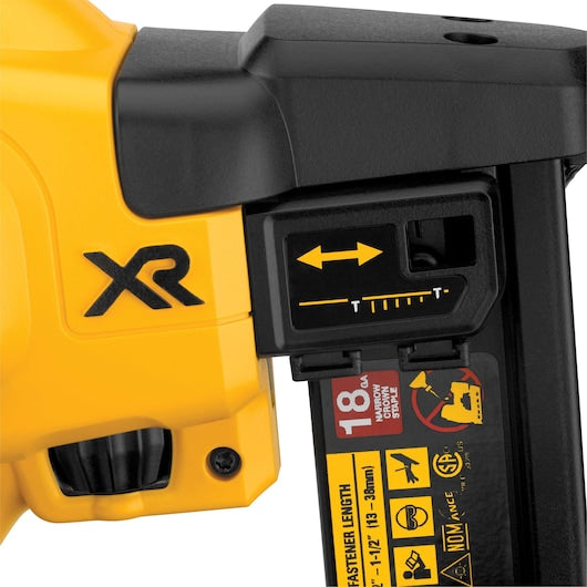 Dewalt 20V MAX* XR® 18ga Cordless Narrow Crown Stapler (Tool Only) DCN681B