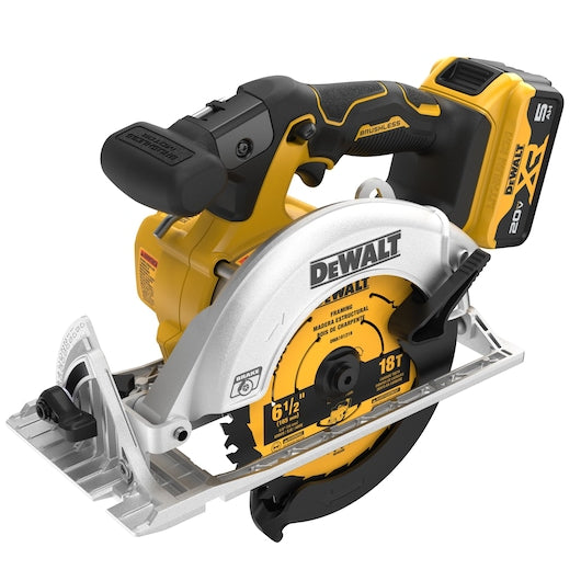 Dewalt 20V MAX* XR® 6-1/2 in. Brushless Cordless Circular Saw Kit DCS565P1