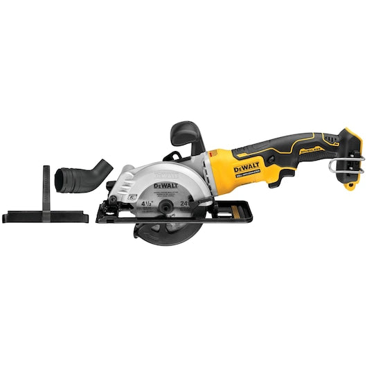 DeWalt Scie circulaire sans fil 4-1/2 po. ATOMIC™ 20V MAX* à moteur brushless (outil seul) DCS571B