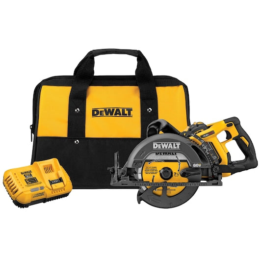 Dewalt 60V MAX* Brushless Cordless 7-1/4 in. Worm Drive Saw Kit DCS577X1