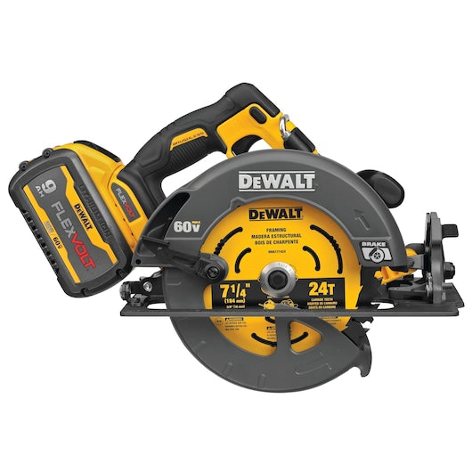Dewalt 60V MAX* Brushless Cordless 7-1/4 in. Circular Saw With Electronic Brake Kit DCS578X1