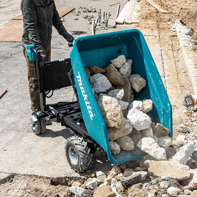 Makita 36V(18Vx2) LXT Brushless Material Mover w/XL Bucket, Electric Dump, Tool Only DCU602Z