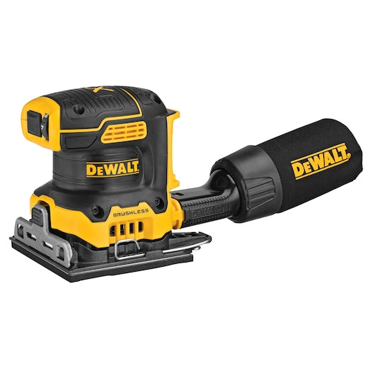 Dewalt 20V MAX* XR® Brushless Cordless 1/4 Sheet Variable Speed Sander (Tool Only) DCW200B