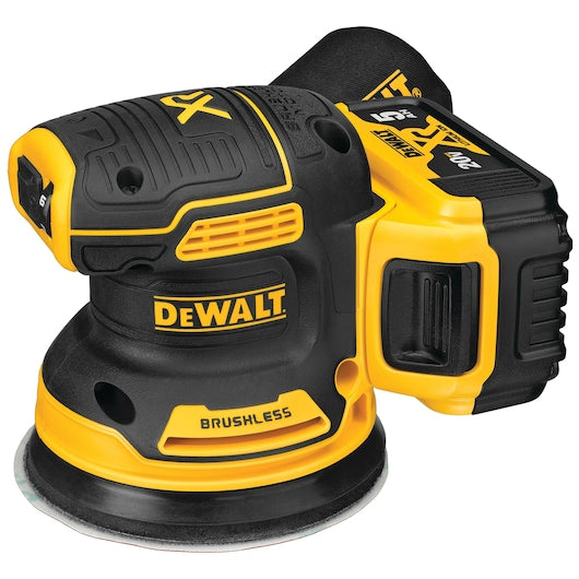 Dewalt 20V MAX* XR® 5 in. Brushless Variable Speed Random Orbital Sander Kit (5.0 Ah Battery) DCW210P1