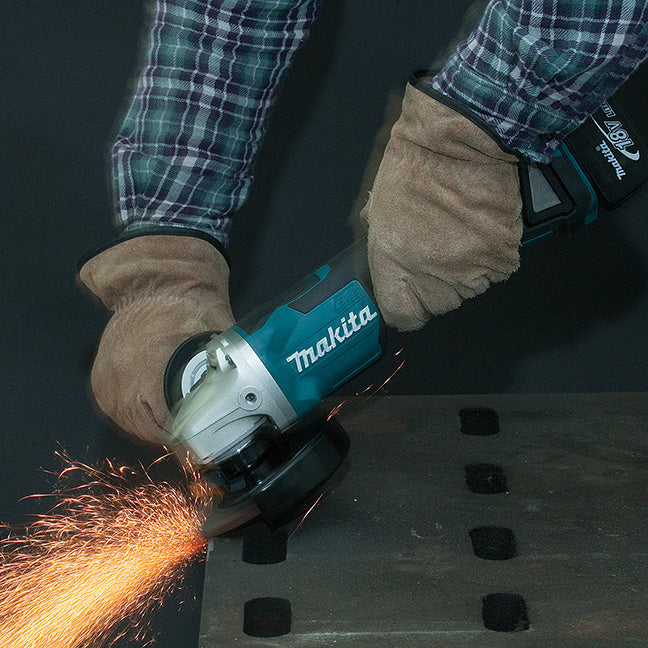 Makita 18V LXT Brushless 5" Angle Grinder w/Paddle Switch, Tool Only DGA505Z