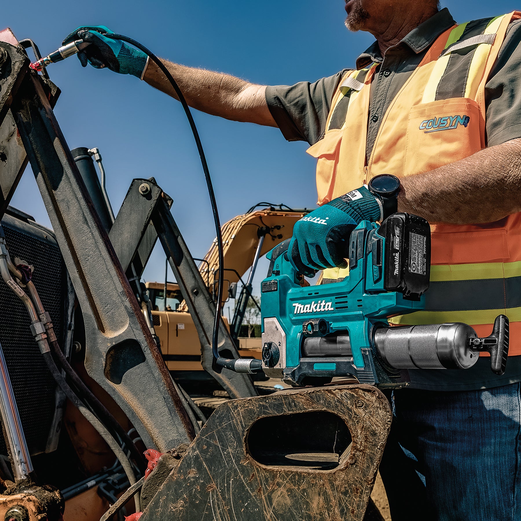Makita Pistolet à graisse 18V LXT, outil seul DGP180Z