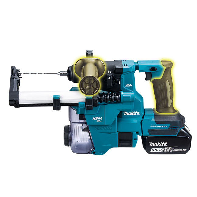 Makita Perforateur SDS-PLUS LXT 18V 11/16" sans balais, Machine seule DHR183Z