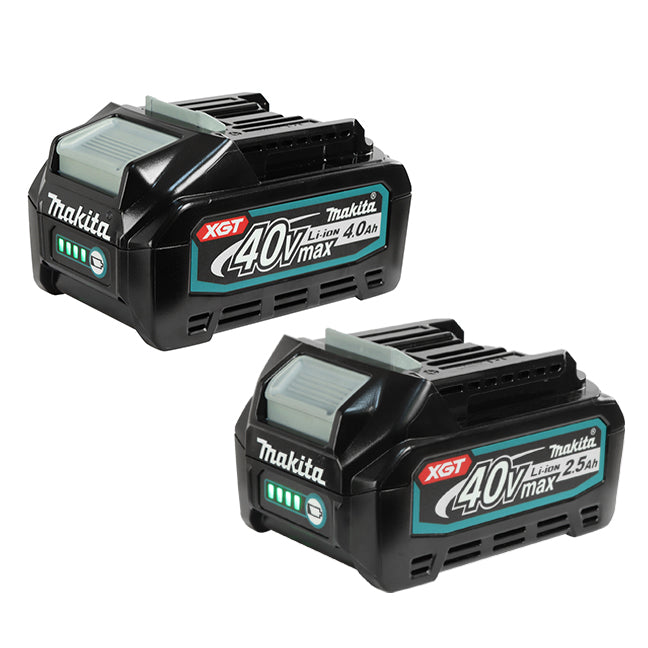 Makita 40Vmax XGT Brushless 2 Tool Combo Kit, 2.5Ah x1 & 4.0Ah x1 DK0176G207