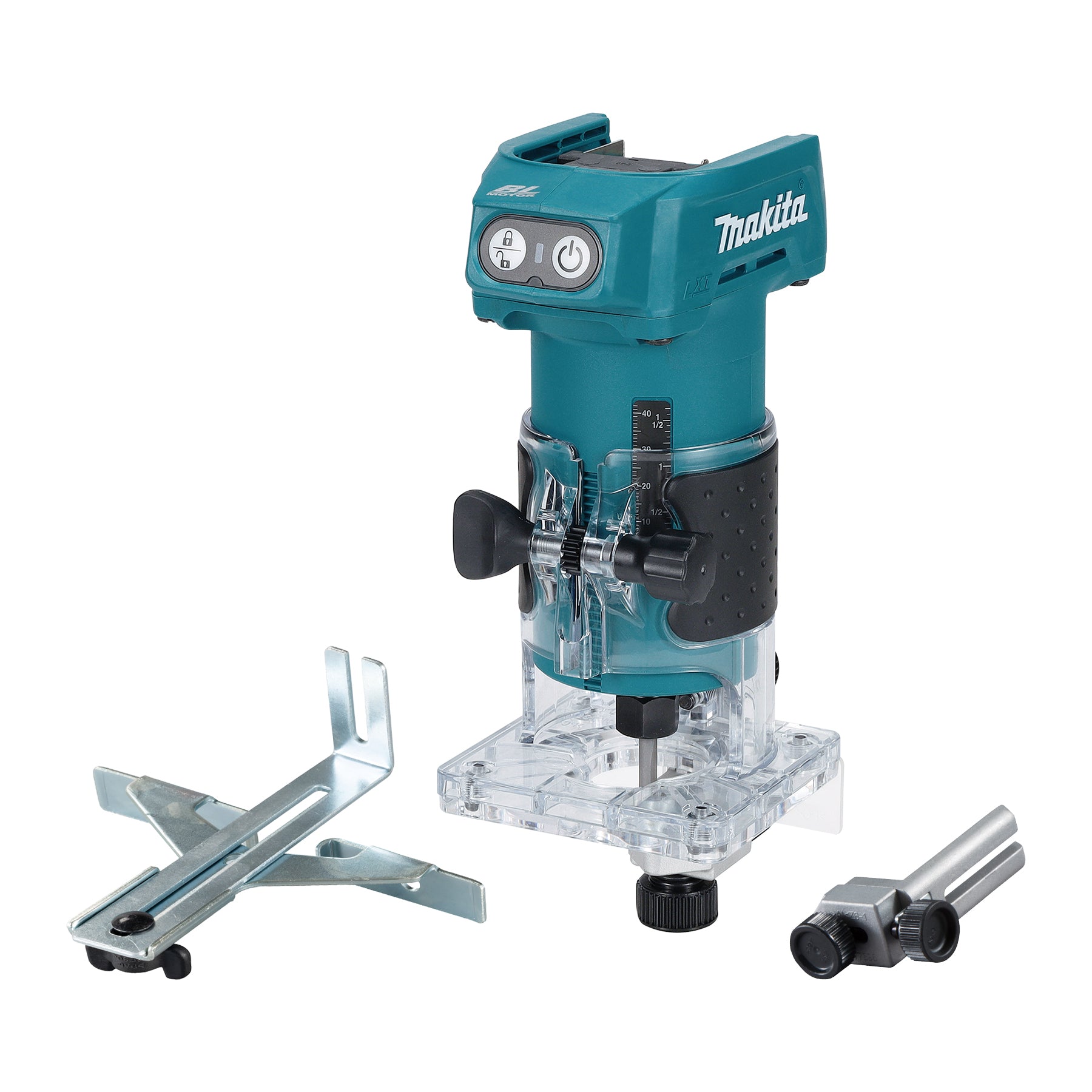 Makita Défonceuse Sans Fil LXT 18V Sans Balais 1/4", Machine Seule DRT52Z