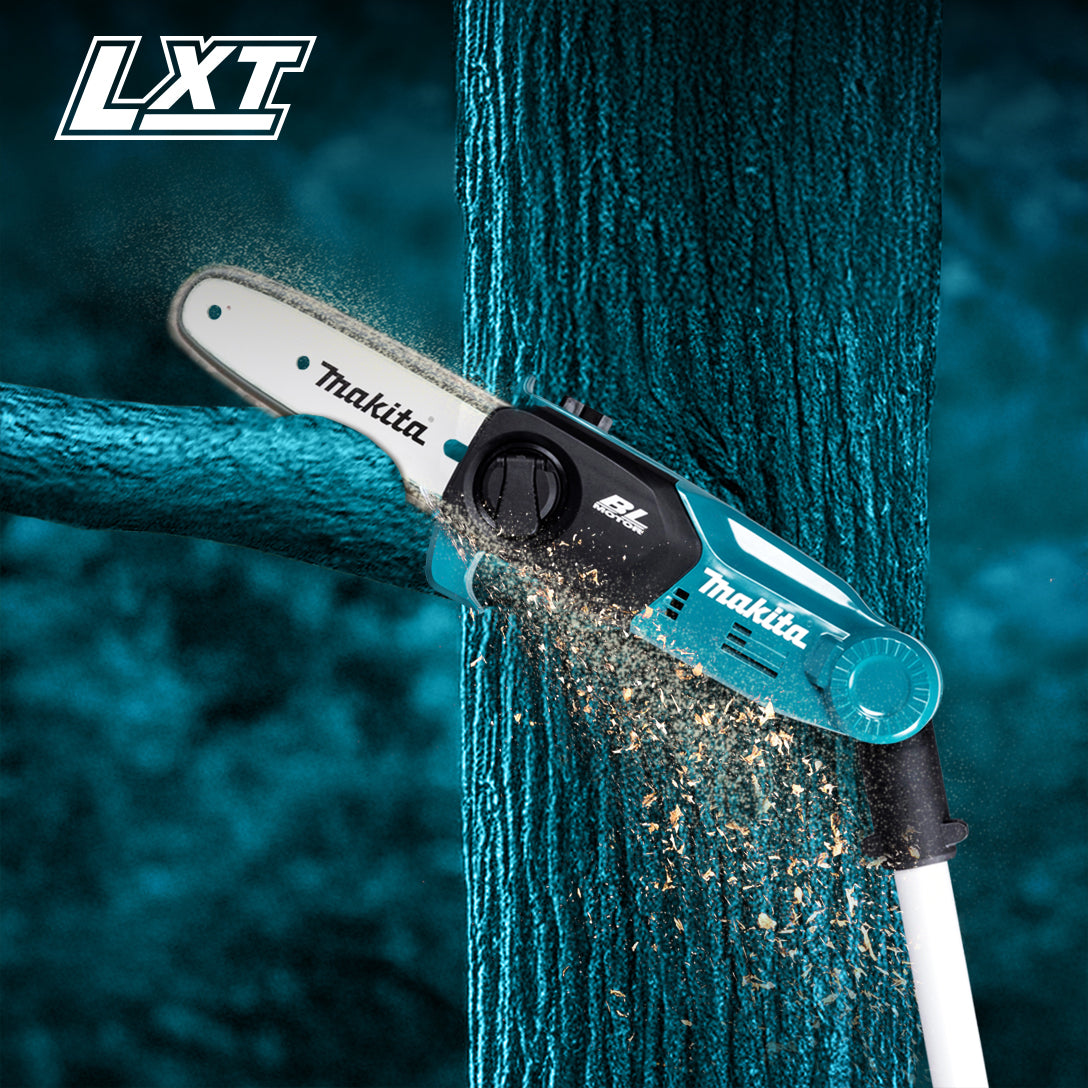Makita Tronçonneuse sur perche sans balais 8" 18V LXT, Kit avec batterie 5,0Ah x1 DUA200RT